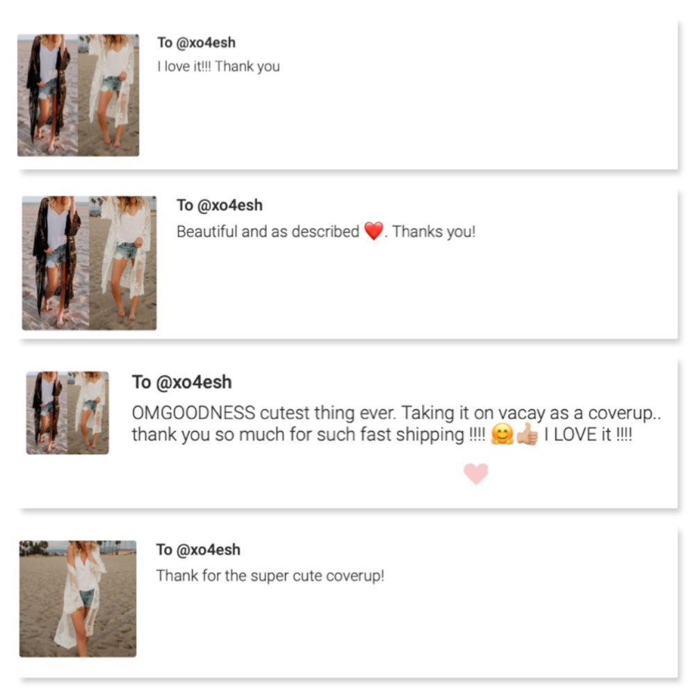 Boho Lace Embroidery Mesh Beach Coverup Cardigan - Picture 8 of 12